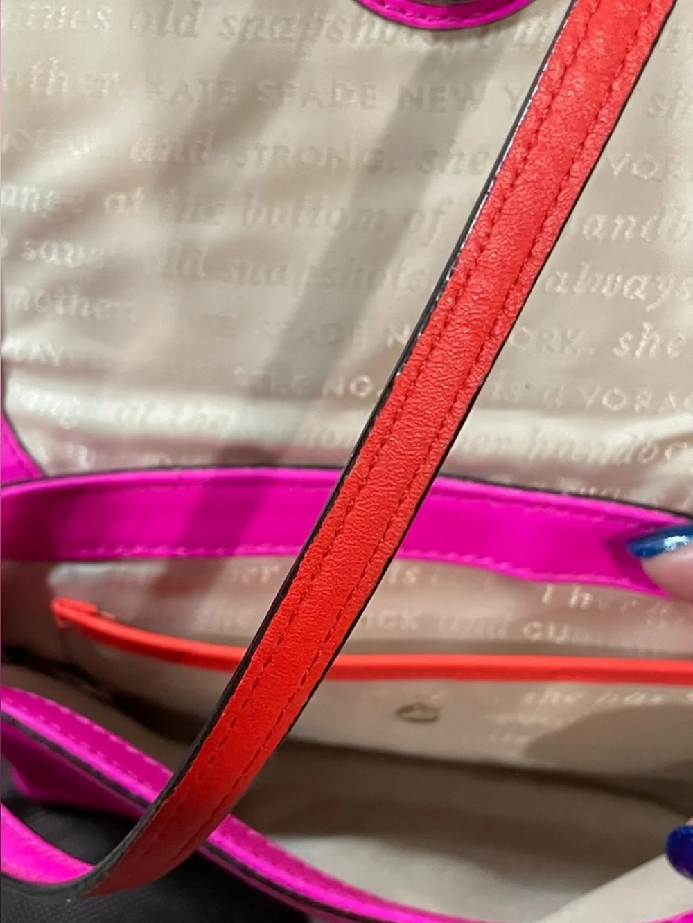 ♠️ Kate Spade Sally Newbury Lane Small Crossbody Bag Like new Preowned Fuchsia